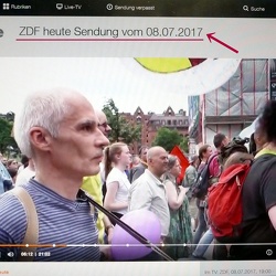 Stuttgarter zeigen Flagge in Hamburg beim G20-Gipfel