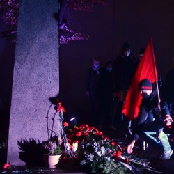 Gedenkkundgebung an die Pogromnacht von 1938 in Bad Cannstatt (09.11.2021)